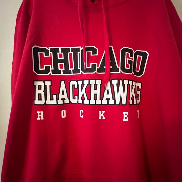Fanatics 2XLT Chicago Blackhawks Fleece Lined Hoodie - Picture 3 of 6